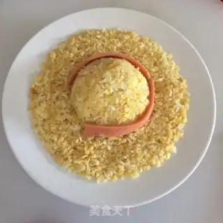 Make Weed hat, egg fried rice step 11