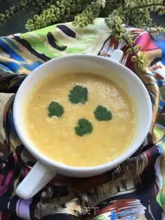 Make Pumpkin corn paste step 7