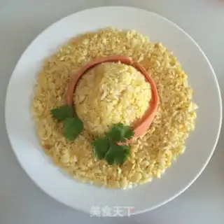 Make Weed hat, egg fried rice step 14