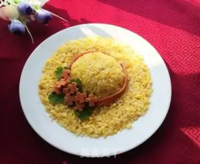Make Weed hat, egg fried rice step 15