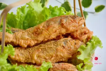 Make Fried yellowfish step 8
