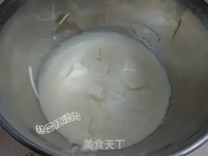 Make Coco cream fruit cake step 6