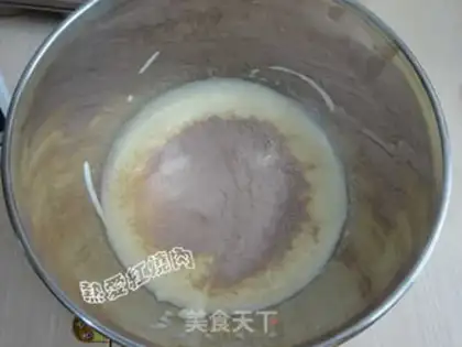 Make Coco cream fruit cake step 7