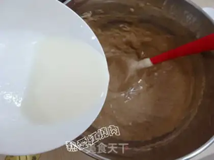 Make Coco cream fruit cake step 8