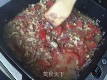 Make Tomato chicken. Noodles step 13