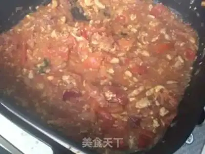 Make Tomato chicken. Noodles step 15