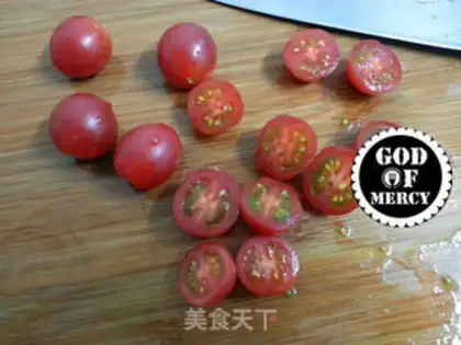 Make Cream eggs and tomato rice step 3