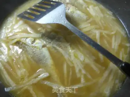 Make ♪ Rop and yellow fish soup ♪ step 7