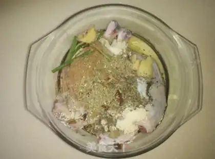 Make Cold oil for duck legs step 1
