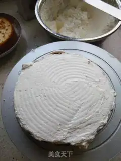 Make Pomegranate cream cake step 13