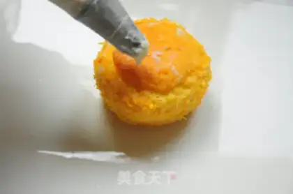 Make Fruit and vegetable cotton towers step 13