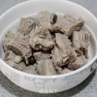 Make Carrot steak congee step 1