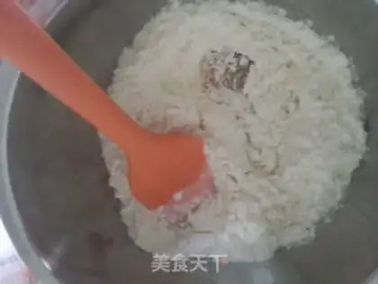 Make Chocolate coconut mooncake step 1
