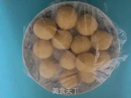 Make Chocolate coconut mooncake step 8