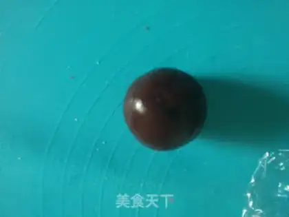 Make Chocolate coconut mooncake step 10