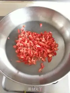 Make Red Vegetable fried rice step 2