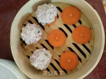 Make Pearl rice balls step 5