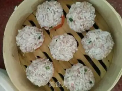 Make Pearl rice balls step 6