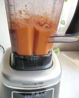 Make Carrot juice step 4