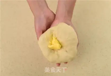 Make Flowers, bean bread step 1