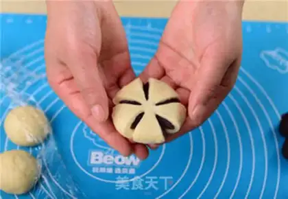 Make Flowers, bean bread step 5