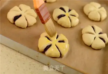 Make Flowers, bean bread step 6