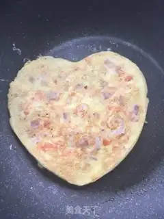 Make Bacon carrots, shrimp omelet step 7