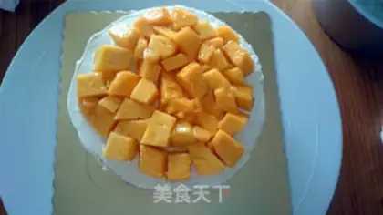 Make Piano cake step 2