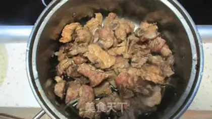 Make Frozen spicy ribs step 2