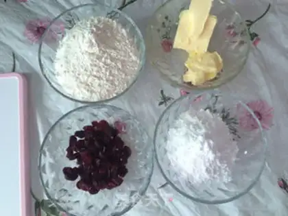 Make Cranberry cookies step 0