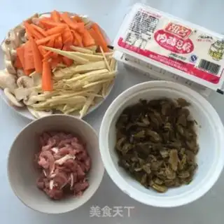 Make Tofu fried cake step 1