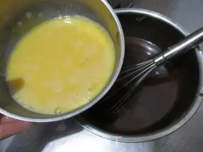 Make Chestnut chocolate cake step 2