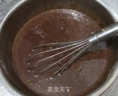 Make Chestnut chocolate cake step 3