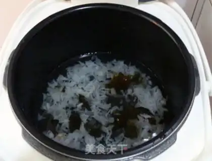Make Silver soap and rice soup step 2