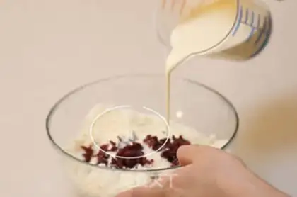 Make Cranberry cream scone step 4