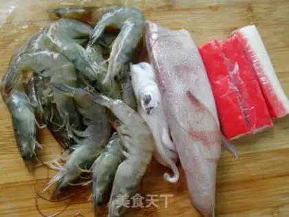 Make Seafood tofu step 0