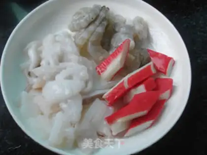 Make Seafood tofu step 4