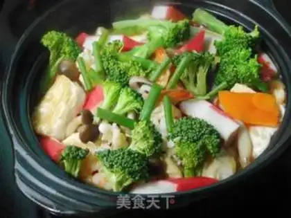 Make Seafood tofu step 11
