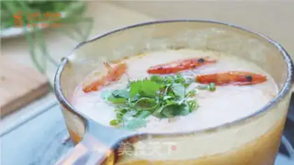 Make Secret shrimp congee step 4