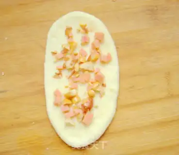 Make Squeeze bear peanut bread step 12