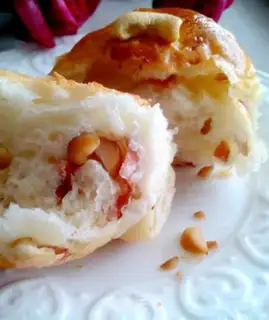 Make Squeeze bear peanut bread step 22