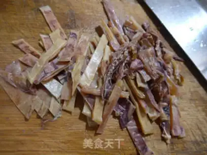 Make Squids fried doll food step 2