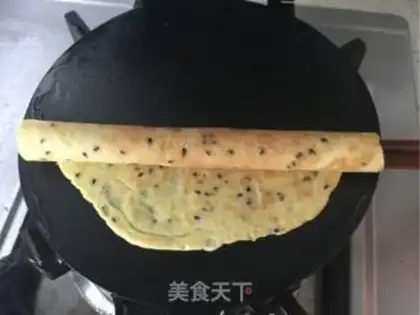 Make Sesame egg rolls step 8