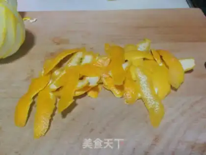 Make Orange sugar step 1