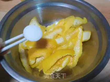 Make Orange sugar step 2