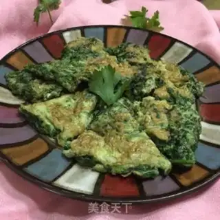 Make Celery leaves stand eggs step 5