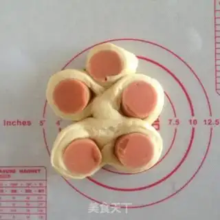 Make Ham cheese bread step 5
