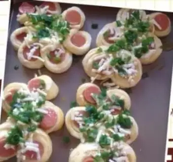 Make Ham cheese bread step 7