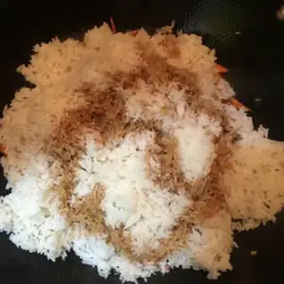 Make Carrot fried rice step 8