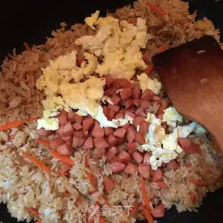 Make Carrot fried rice step 9
